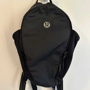 Lululemon Black Athletic Backpack